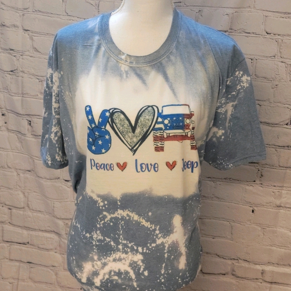 Peace, love, jeep shirt